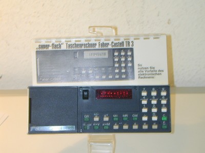 FABER-CASTELL TR-3 , 8-digit TASCHENRECHNER / CALCULATOR