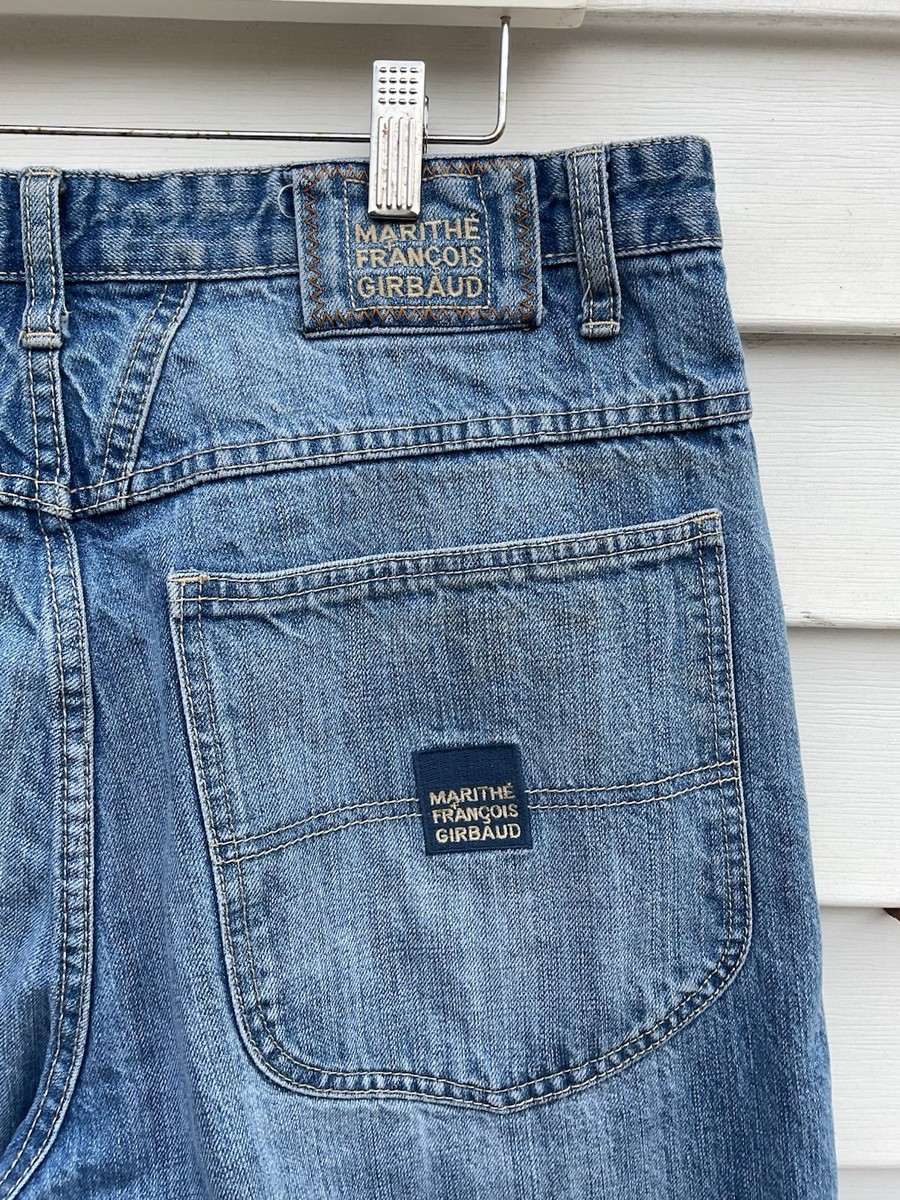 Vintage Marithe Francois Girbaud Jeans Mens 34M Wide Leg Y2K 90s