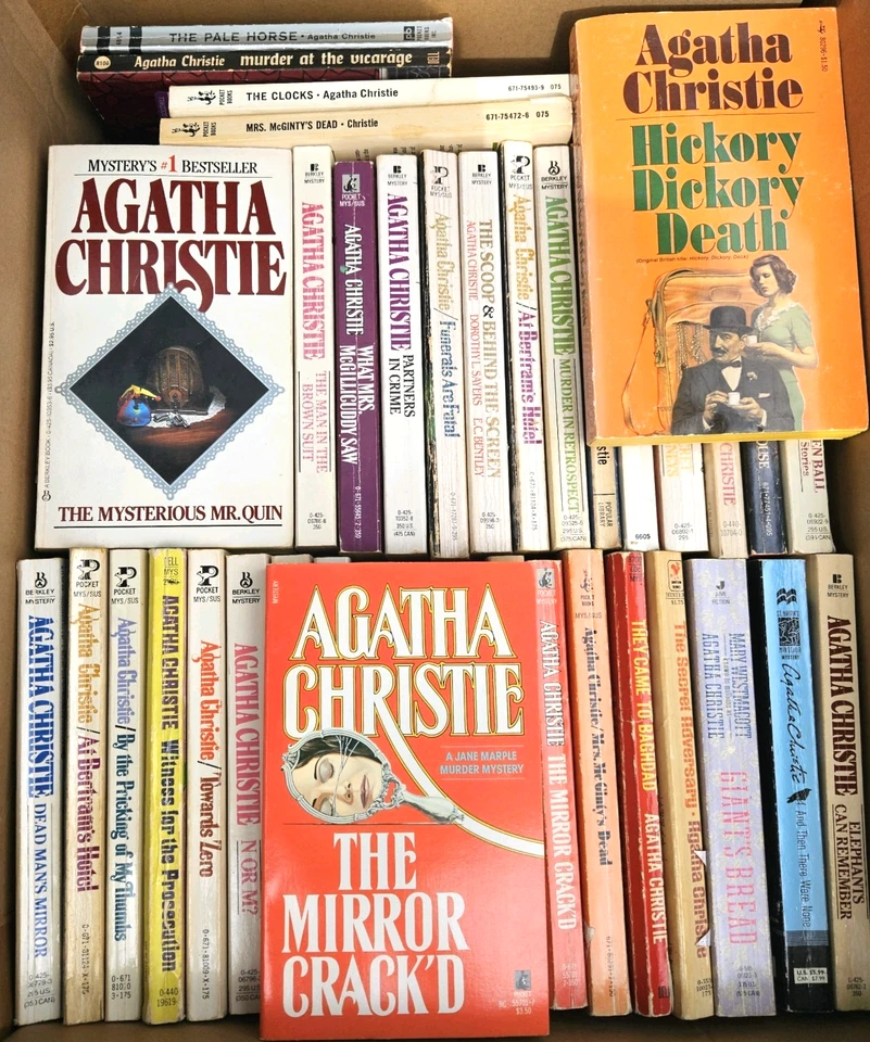 АГАТА КРИСТИ Винтажные Тайные Книги PB Марпл Пуаро - Вы ВЫБИРАЕТЕ - *Покупайте Больше и Экономьте - Изображение 2 из 4