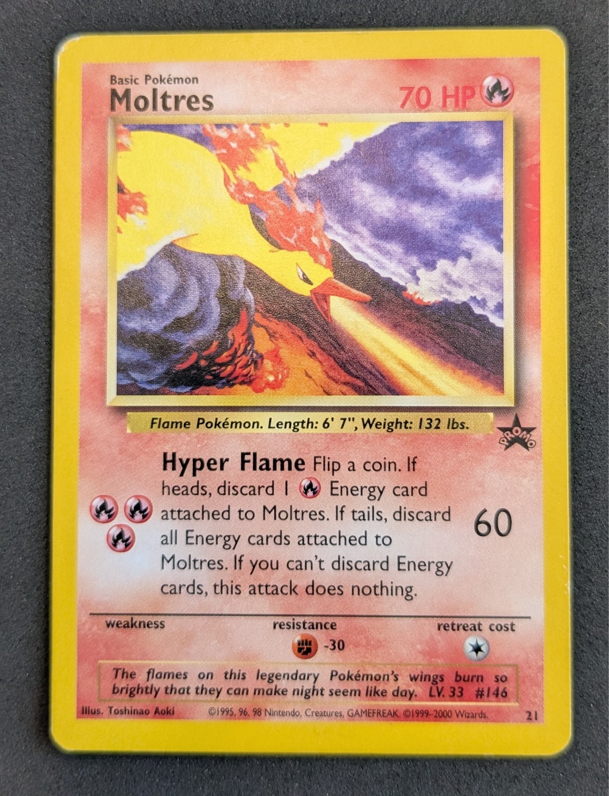 Moltres 21/53 WOTC Promo Pokémon TCG Regular Card