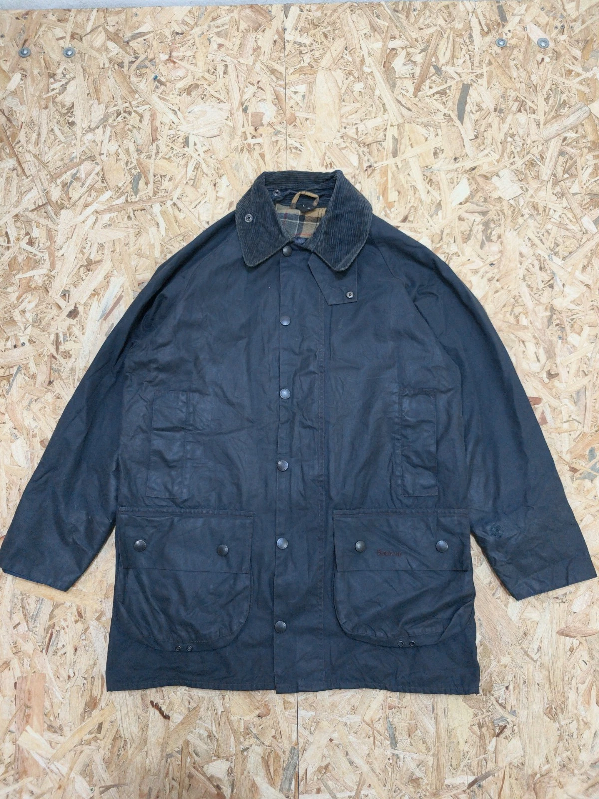 Barbour Beaufort Hunting Fishing Hooded Vintage Y2k Mens Wax jacket Sz C36