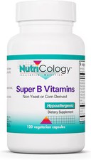 2 X NutriCology Super B Vitamins Non Yeast or Corn Derived -- 120 Vegetarian Cap