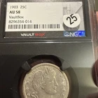 1903 Barber Quarter AU58 Great Condition