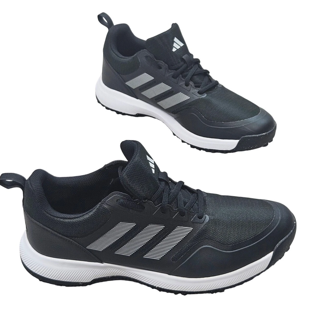 Adidas Tech Response 3.0 Mens Golf Shoes Black‎ White GV6896 Spikeless Size 9.5 adidas Men main image 4
