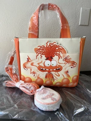 *SOLD OUT* Loungefly Inside Out 2 Anxiety Tote Crossbody With Coin Purse NWT - Image 1 of 4
