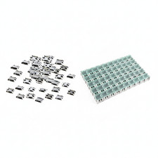 5-Pin Micro USB Female Connector, 12 Models, 5 Pieces Per Modular Compartment
