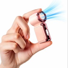 Portable handheld small fan, pocket portable fan, USB charging mini bladeless el