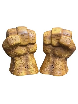 2004 Marvel Fantastic Four Thing Electronic Foam Fists With Working Sounds