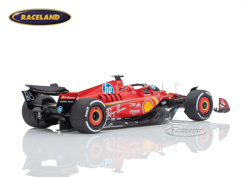 Ferrari SF-23 F1 Sieger GP USA Austin 2024 Charles Leclerc, Looksmart 1:18 - Bild 3 von 4
