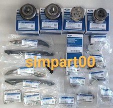 For OEM 18-20 Ford F150 5.0L Coyote V8 Cam Phaser Timing Chain Kit W/ Solenoids