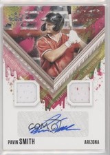 2021 Panini Diamond Kings DK Material Signatures Pavin Smith #DKMS-PS Auto 5m1