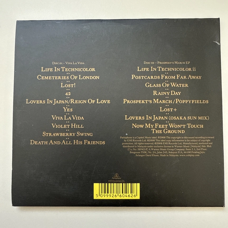 Viva la Vida/Prospektas March von Coldplay | 2 CDs Special edition - Bild 2 von 4