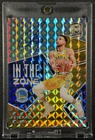 STEPHEN STEPH CURRY 2018-19 PANINI SPECTRA IN THE ZONE NEON ORANGE PRIZM AUTO /5