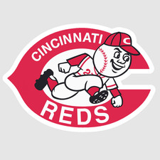 Cincinnati Red Black Baseball Weather Resistant Vinyl Sticker/Decal 10