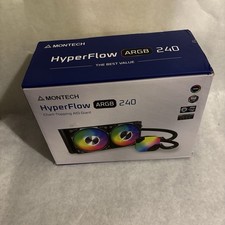 MONTECH HyperFlow ARGB 240 - AIO CPU Liquid Cooler, Intel  AMD-READ DISCRIPTION