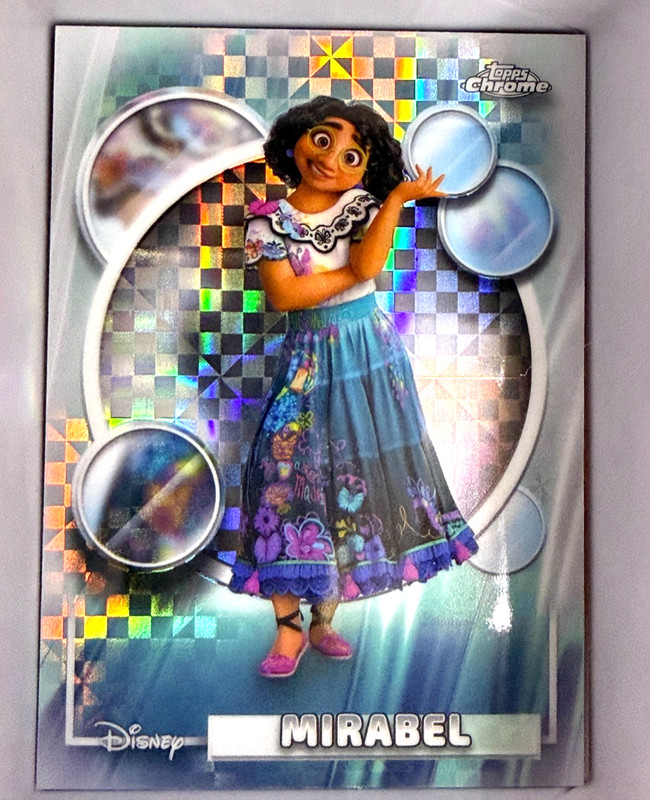 2026 Topps Chrome Disney Mirabel #5 Encanto X-Fractor Refractor Card
