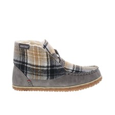 Minnetonka Torrey 40168 Womens Gray Synthetic Loafer Slippers Shoes
