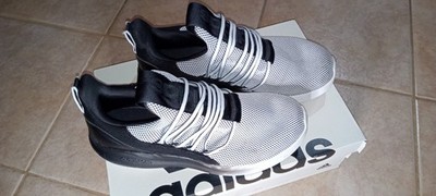 adidas Lite Racer Adapt 7.0 Men s Size 10 wide White Black Slip on Shoes