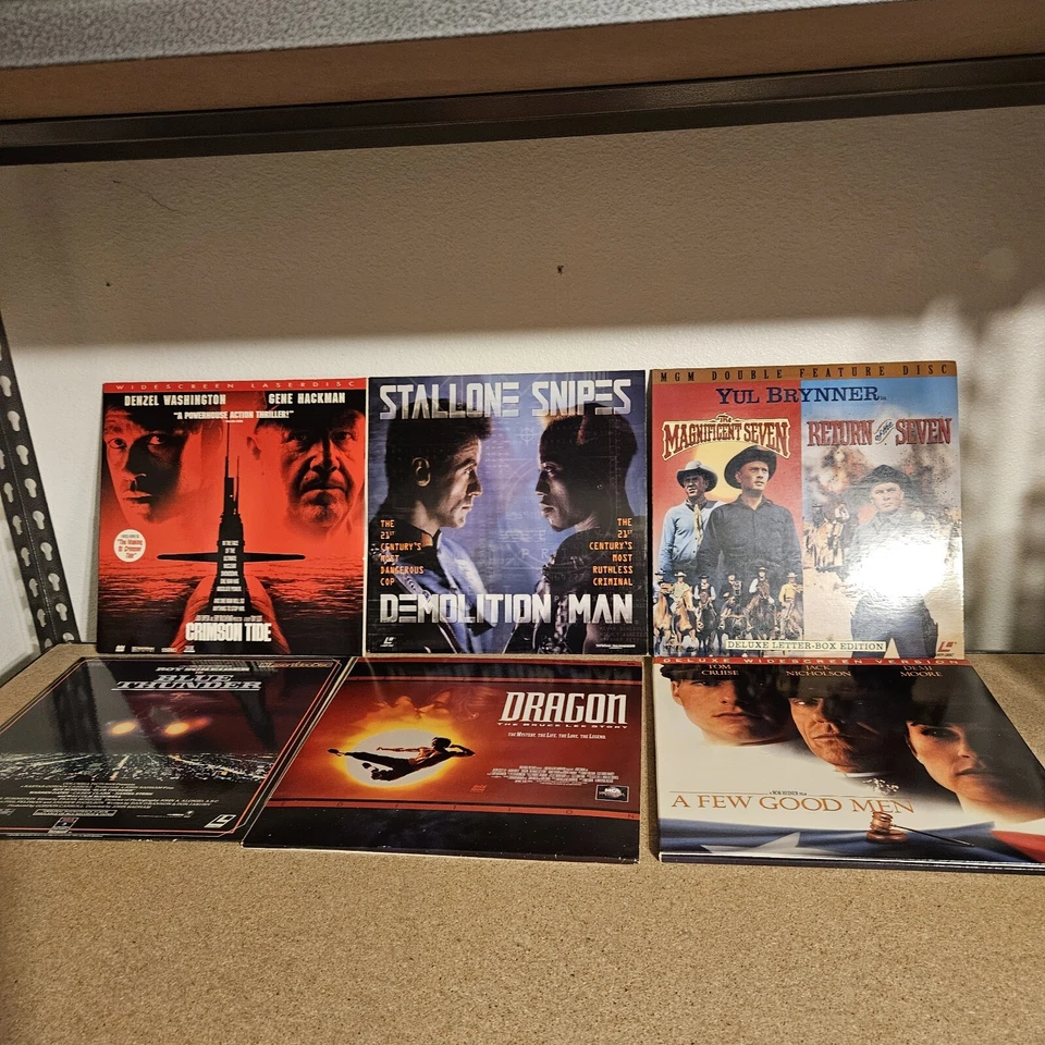 Lot of 30 Laserdisc Action Thriller Vintage Movies LD Dangerous Minds Dragon  - Image 4 of 4