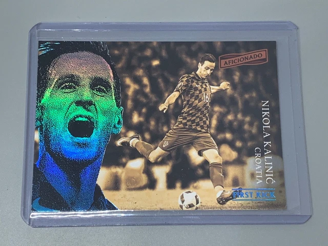 Nikola Kalinic 2016-17 Panini Aficionado ⚽️ First Kick SP CASE HIT #80 Croatia