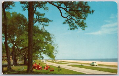 Mississippi Gulf Coast Vintage Postcard US Highway 90