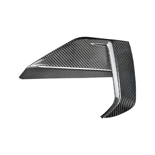 Real Carbon Fiber Front Bumper Fog Light Air Vent Cover For Ford Mustang 2024-25 - Picture 11 of 18