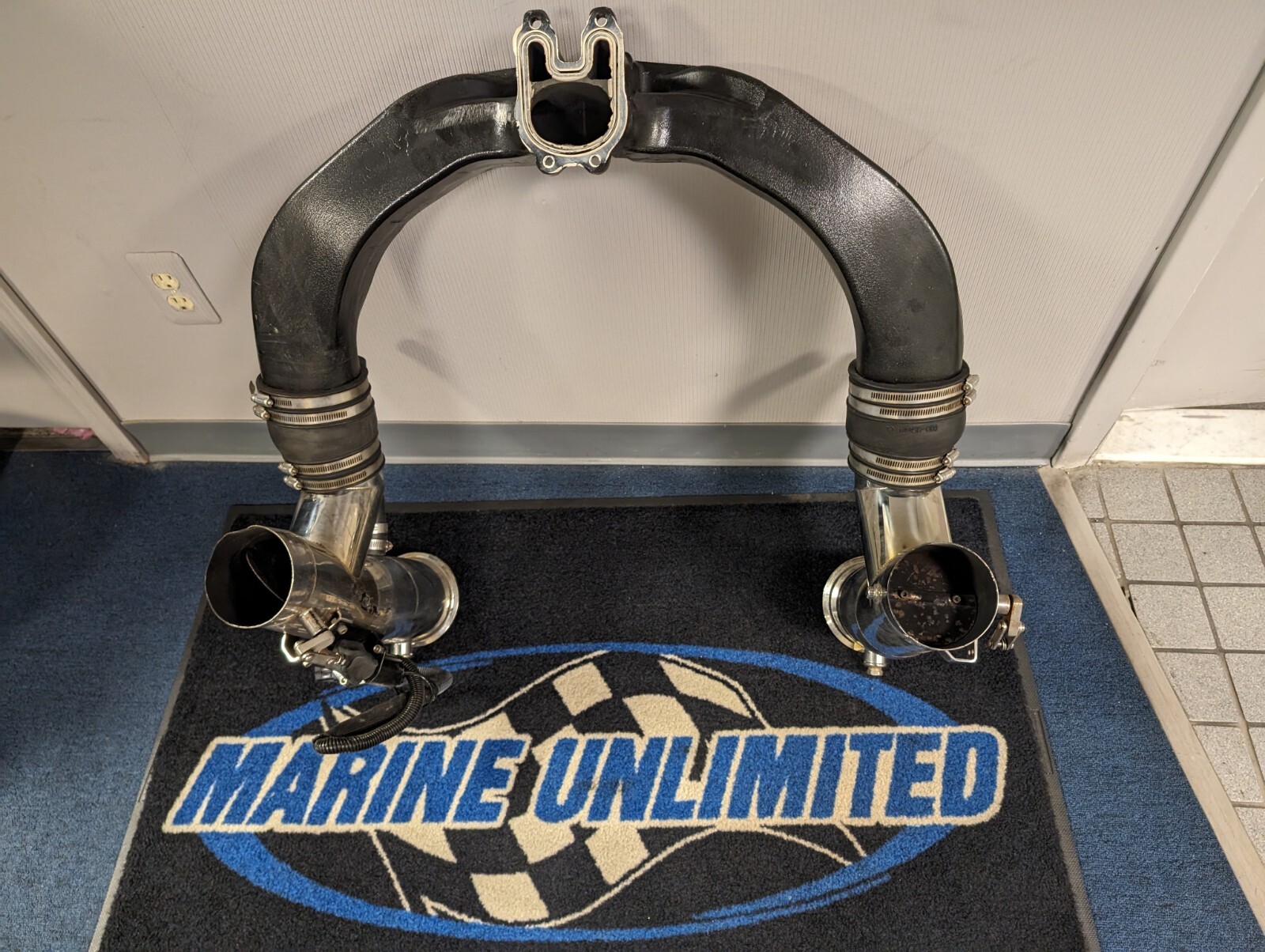 Corsa Marine Exhaust Diverter Silent Choice Exhaust Systems "Captains