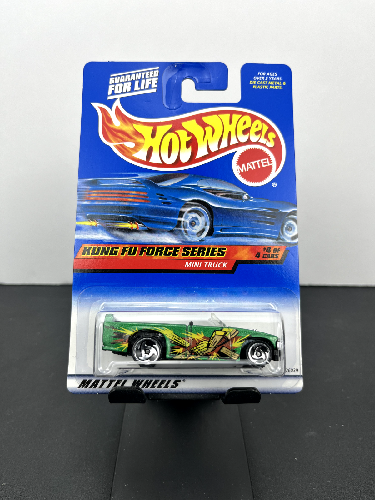 Hot Wheels 2000 Mainline Kung Fu Force Series Mini Truck Green #036