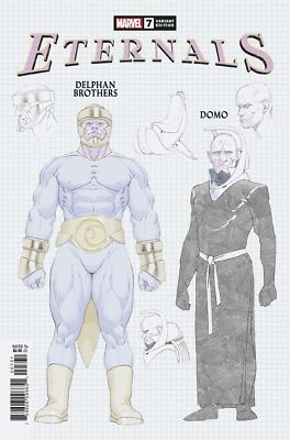 Eternals  #7 Incentive Esad Ribic Design Variant Cover Marvel 