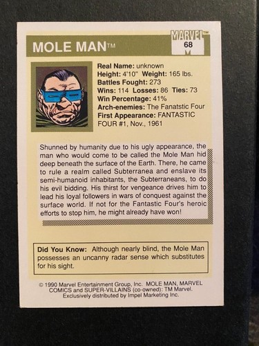 Finish Your Set - 1990 Impel Marvel Universe Series 1 Cards - Combined Shipping - Picture 137 of 329
