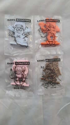 KAWS Monsters Figures Set (All 4) Limited Edition General Mills