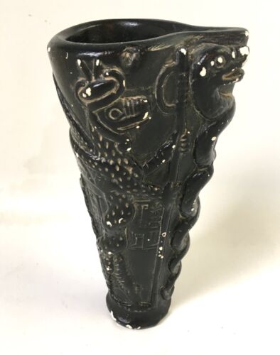 GUDEA PRINCE OF LAGASH SUMMERIAN LOUVRE REPRODUCTION LIBATION CUP VASE - Picture 1 of 6