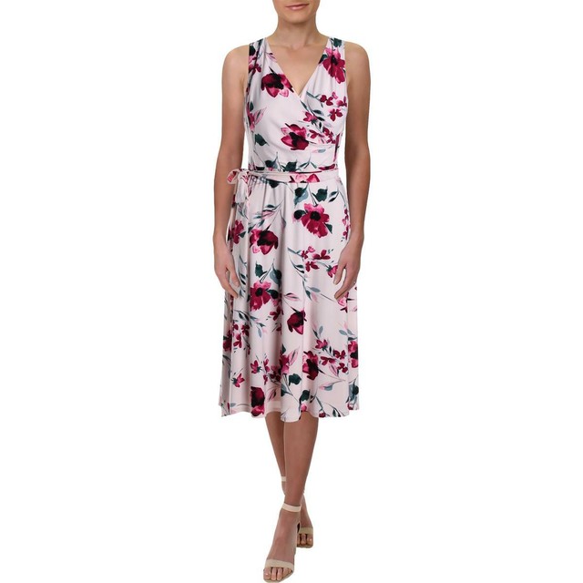 womens pink midi dress