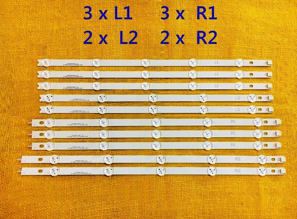Striscia Di Retroilluminazione A LED TV Da 42 Pollici 42LN540V 42LN613V 42LA620V LC420DUE 42LN575S 42LA62 42LN578V 42LN575V 42LN5710 42LN540V - Foto 4