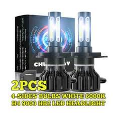 LED For Scion xD 2008-2014 Headlight Kit H4/9003 White 2X Bulbs HI/Low Beam