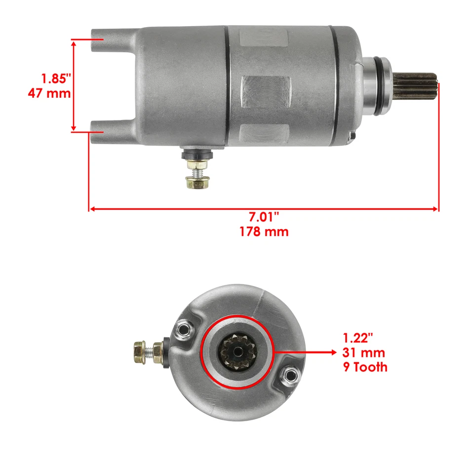 Solenoide de arranque y relé para Yamaha Timberwolf 250 YFB250 1992-1999 ATV Foto 2 de 4