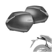 SHAD SH36 Carbon Look 3P Suitcase Kit for KTM 390 ADVENTURE 2020-2024