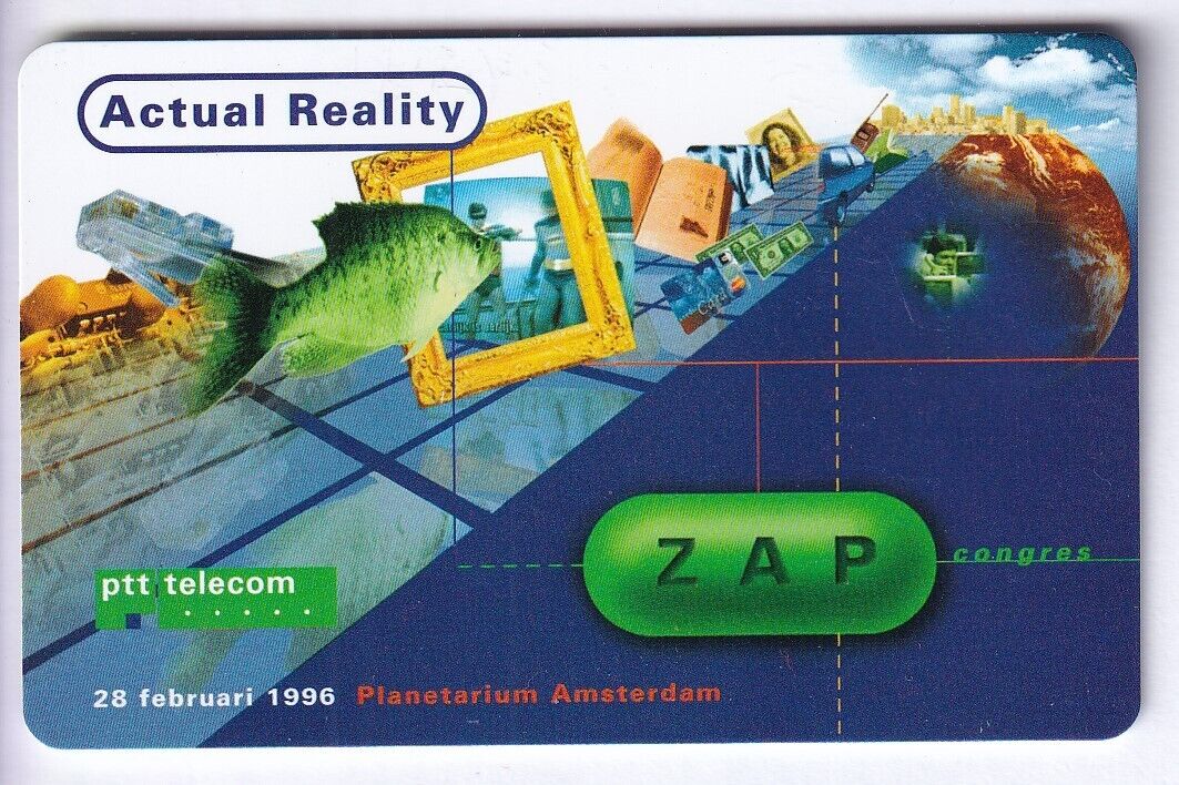 EUROPE TELECARD / PHONECARD .. NETHERLANDS 2.5FL PRIVATE ART FISH FISH CHIP / CHIP