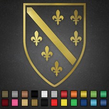 Bosnia Bosna coat of arms sticker car sticker wall decal caravan camper tuning