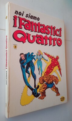 WE ARE THE FANTASTIC FOUR Original Cardboard Volume Editorial Horn 1978