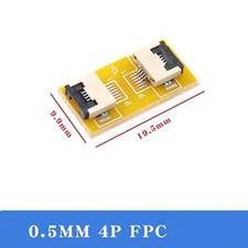  1 4 Pin FPC FFC Flexible Flat Cable Extension Board 1mm Pitch Connector