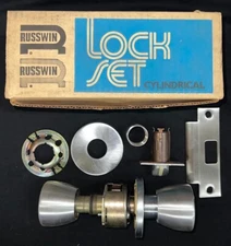 CORBIN RUSSWIN CK4220-BRC-US26D CYLINDRICAL PRIVACY LOCKSET KNOB BATHROOM