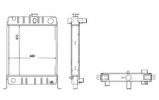 RADIATOR FOR DAVID BROWN 990 995 996  K922058