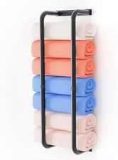 Towel Rack for Bathroom Towel Rack Wall Mounted Stainless Steel Black NEW