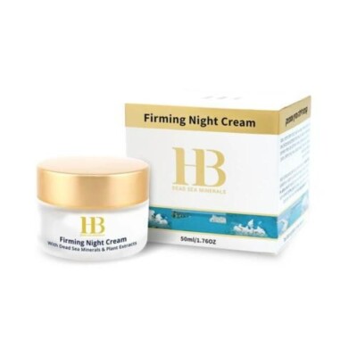 H&B 50 ml 1.76 oz Firming Night Facial Face Cream Dead Sea Minerals