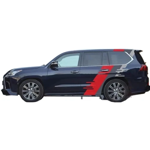 FOR LEXUS GX400 LX570 Racing Sport Sticker Graphic Side Door Stripe Decal Kit - Picture 12 of 22