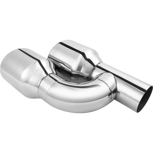 For Pontiac Grand Prix 00-2008 Offset 2.5" In Quad 4" Out Dual Wall Exhaust Tips - Picture 17 of 19