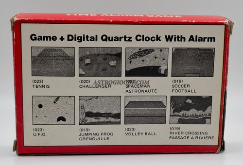 CHALLENGER LCD HANDHEALD ELECTRONIC GAME WATCH VINTAGE 80 NEW IN BOX - Picture 9 of 13