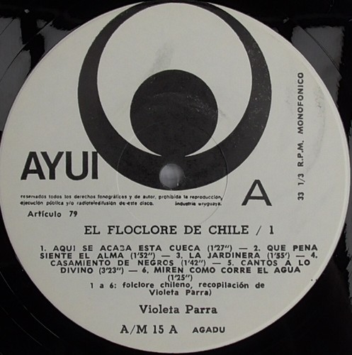 VIOLETA PARRA EL FOLCLORE DE CHILE***VINYL***2 LP***VG++ - Bild 7 von 7