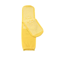7 Pairs Double Sided Anti-Slipper Socks, Non Skid Hospital, 4XL, Yellow 2197 &